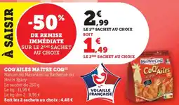 Super U Coq'ailes maitre coq offre