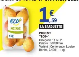 E.Leclerc ECO+ Poires offre