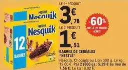 E.Leclerc NESTLÉ Barres de céréales offre