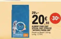 E.Leclerc BIFENSIS PURINA ONE Aliment pour chat spécial chat stérilisé offre