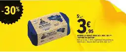 E.Leclerc NATURE DE BRETON Beurre le moulé doux 82% mat. gr offre