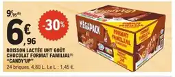 E.Leclerc CANDY UP Boisson lactée uht goût chocolat format familial offre