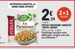 E.Leclerc NOTRE JARDIN Poêlée parisienne surgelée offre