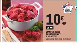 E.Leclerc Viande bovine : bourguignon a mijoter offre