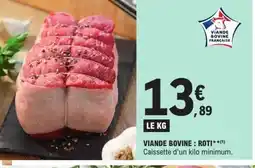 E.Leclerc Viande bovine : roti offre