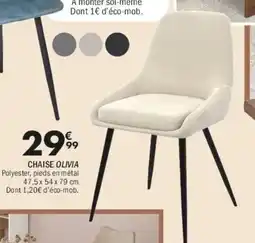 La Foir'Fouille Chaise olivia offre