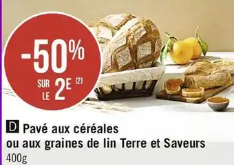 Casino Supermarchés Pavé aux céréales ou aux graines de lin offre