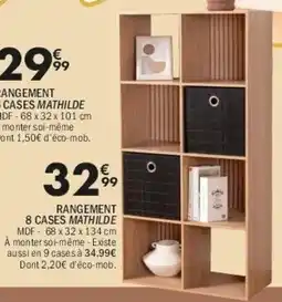 La Foir'Fouille Rangement 8 cases mathilde offre
