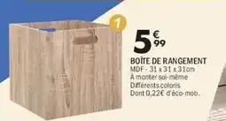 La Foir'Fouille Boîte de rangement offre