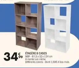 La Foir'Fouille Étagère 8 cases offre