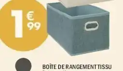La Foir'Fouille Boîte de rangement tissu offre