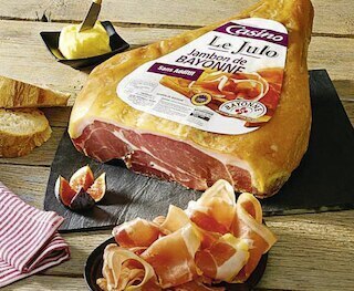 Casino Supermarchés Jambon de Bayonne désossé offre