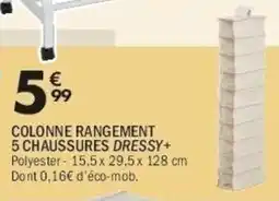 La Foir'Fouille Colonne rangement 5 chaussures dressy offre