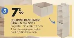 La Foir'Fouille Colonne rangement 6 cases dressy offre