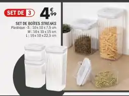 La Foir'Fouille Set de boîtes streaks offre