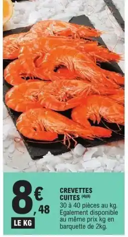 E.Leclerc Crevettes cuites offre