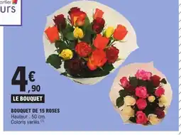 E.Leclerc Bouquet de 15 roses offre
