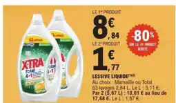 E.Leclerc Lessive liquide offre