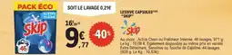 E.Leclerc SKIP Lessive capsules offre