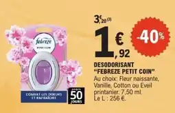 E.Leclerc FEBREZE PETIT COIN Desodorisant offre