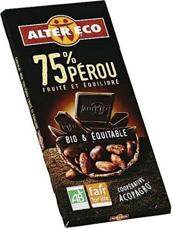Chocolat Noir 75% Pérou