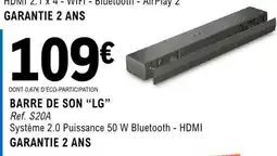 E.Leclerc BARRE DE SON LG offre