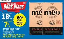 E.Leclerc CAFÉ EN GRAIN “MÉO” offre