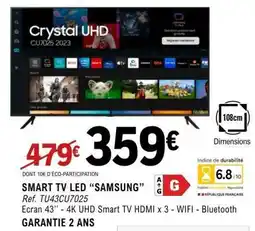 E.Leclerc SMART TV LED “SAMSUNG” offre