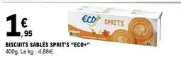 E.Leclerc BISCUITS SABLÉS SPRIT'S “ECO+” offre