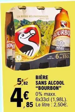 E.Leclerc BIÈRE SANS ALCOOL 'BOURBON' offre