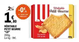 E.Leclerc VERITABLE PETIT BEURRE “LU” offre