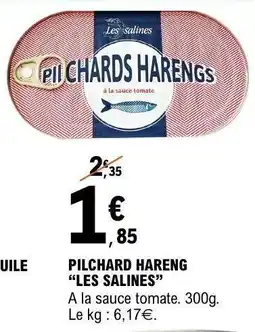 E.Leclerc PILCHARD HARENG “LES SALINES” offre