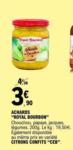 E.Leclerc ACHARDS “ROYAL BOURBON” offre