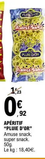 E.Leclerc APÉRITIF “PLUIE D’OR” offre