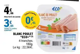 E.Leclerc BLANC POULET ECO+ offre