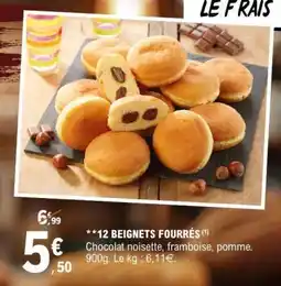 E.Leclerc 12 BEIGNETS FOURRÉS offre