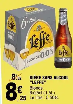 E.Leclerc BIÈRE SANS ALCOOL “LEFFE” offre