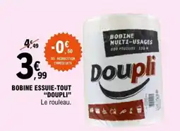 E.Leclerc BOBINE ESSUIE-TOUT DOUPLI offre