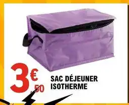 E.Leclerc SAC DÉJEUNER ISOTHERME offre