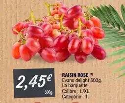 E.Leclerc Raisin Rose offre