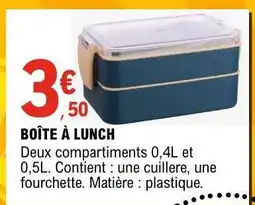 E.Leclerc BOÎTE À LUNCH offre