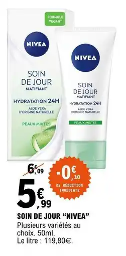 E.Leclerc SOIN DE JOUR “NIVEA” offre