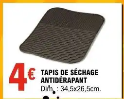 E.Leclerc TAPIS DE SÉCHAGE ANTIDÉRAPANT offre