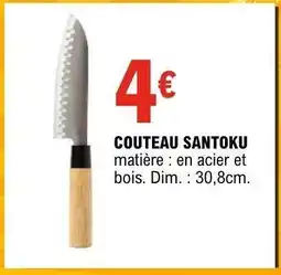 E.Leclerc COUTEAU SANTOKU offre