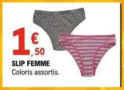 E.Leclerc Slip femme offre