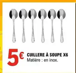 E.Leclerc CUILLERE À SOUPE X6 offre