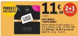 E.Leclerc Café Moulu Carte Noire offre