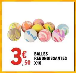 E.Leclerc BALLES REBONDISSANTES X10 offre