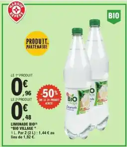 E.Leclerc LIMONADE BIO BIO VILLAGE offre