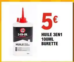 E.Leclerc HUILE 3EN1 100ML BURETTE offre